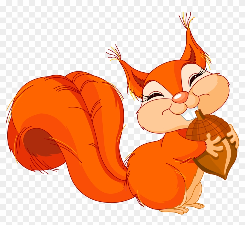 Squirrel Clip Art And Stock Illustrations - Squirrel Cartoon #895144