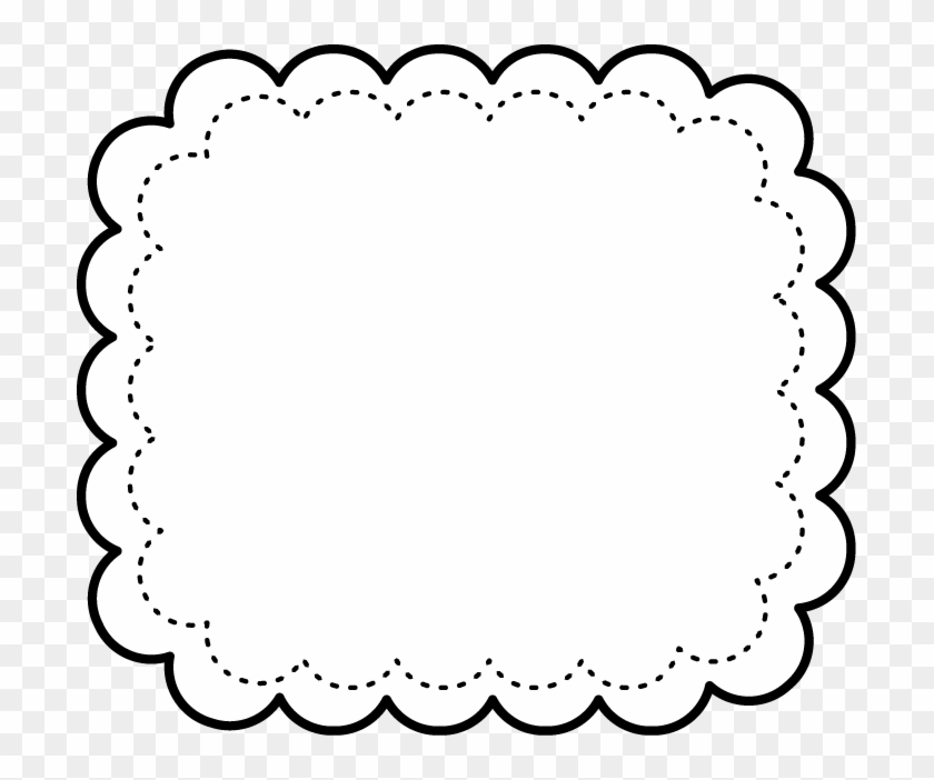 Frames Pretty Clipart 003 - Cute Black And White Frame #895211