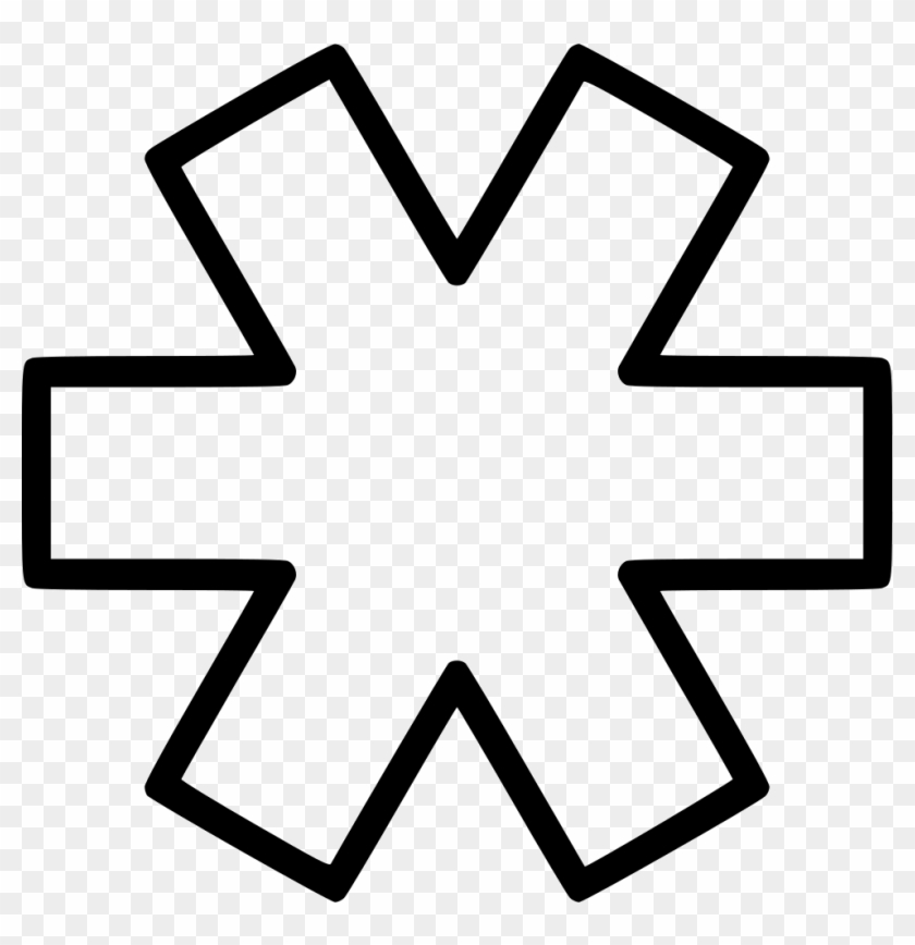 Asterisk Hospital First Aid Ambulance Medicine Comments - Simbolos Aztecas #895472