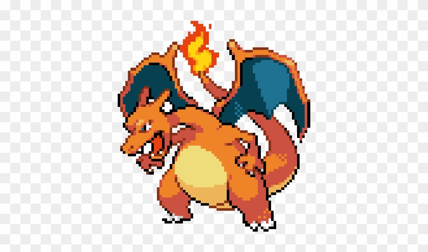 Pokemon Charizard Pixel Art Images Pokemon Images - Pokemon Charizard Pixel Art Images Pokemon Images #895990