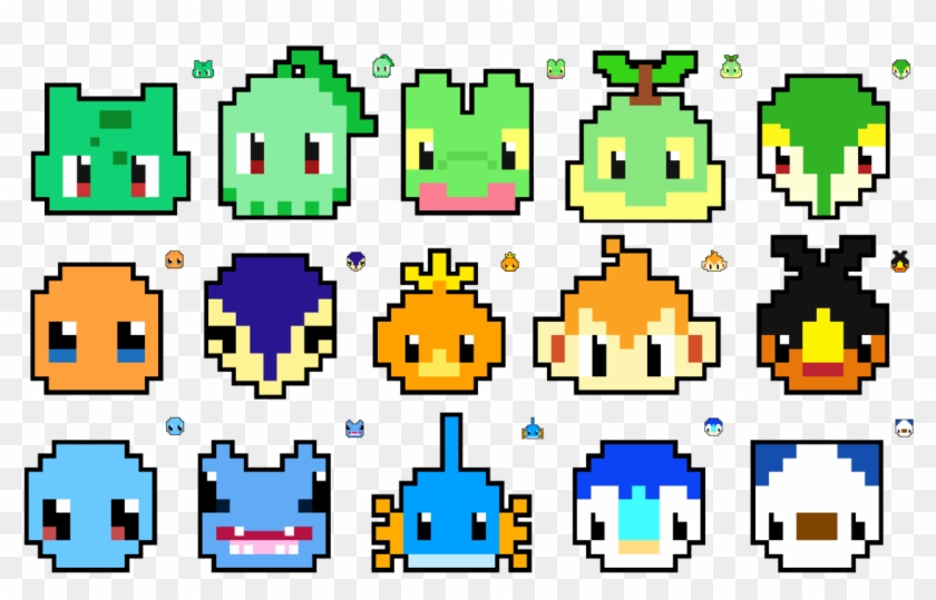 Pokemon Pixel Art Templates Mudkip Download - Pattern Pokemon Squirtle Coffee Mug Water Cup Drinking #896039