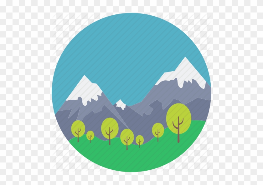 Valley Clipart Countryside - Countryside Icon #896054