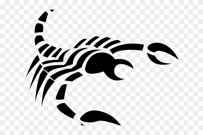 Scorpio Clipart Svg - Scorpio Black And White #896412
