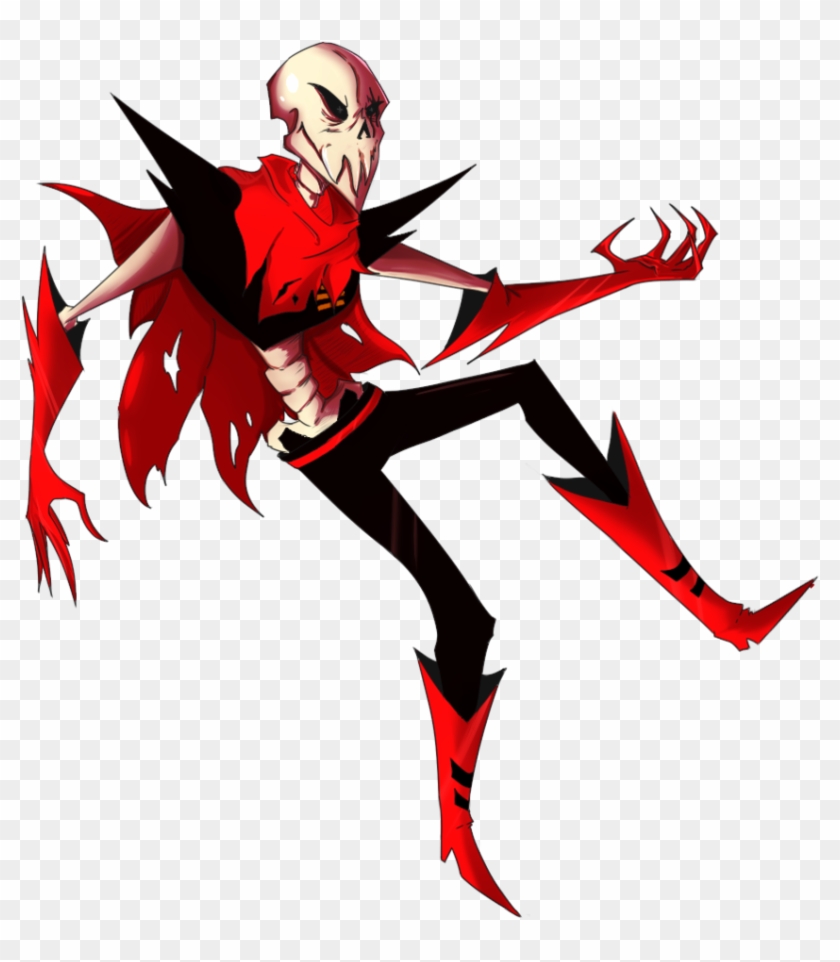 Spooky Scary Skeleton By Neqan On Deviantart - Underfall Papyrus #896910