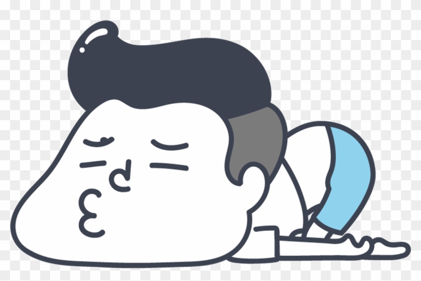 Tired Drone Sticker By Gblwang - Giphy #896983