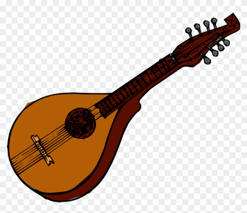 Instrument Clipart Mandolin - Mandolin Clipart #897408
