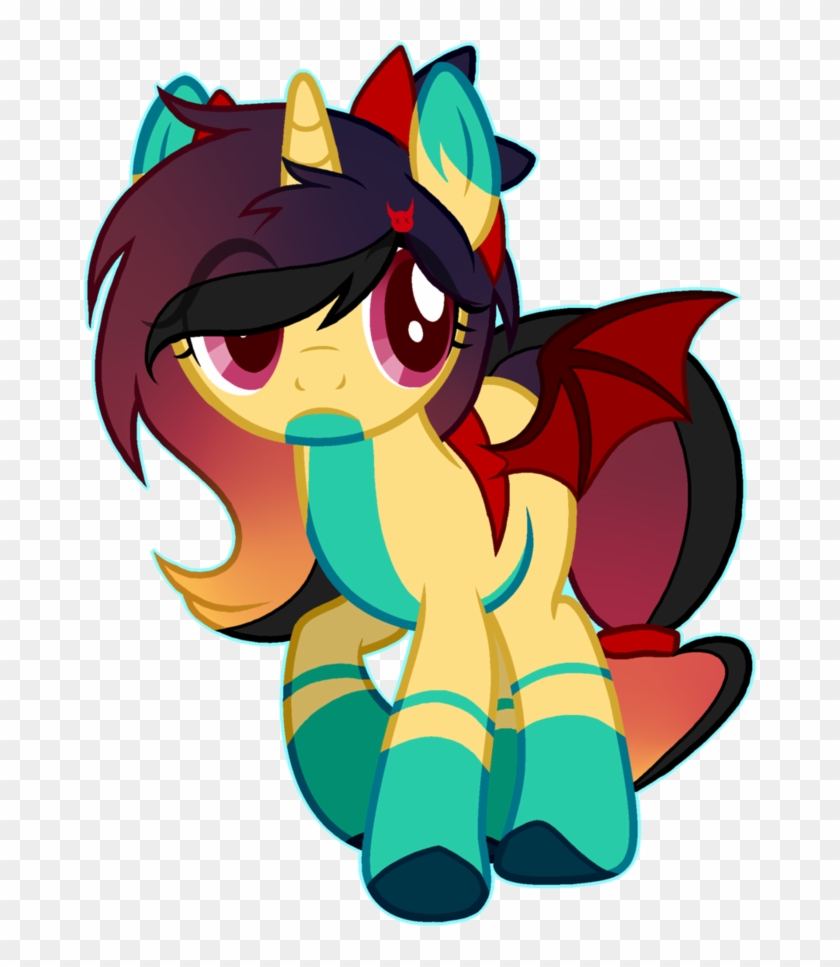 Closed Devil Pony Ota By Spaazledazzle - Cartoon #897506