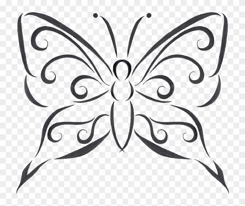 Download Butterfly Tattoo Designs Transparent Hq Png - Rita Fjärilar #898015
