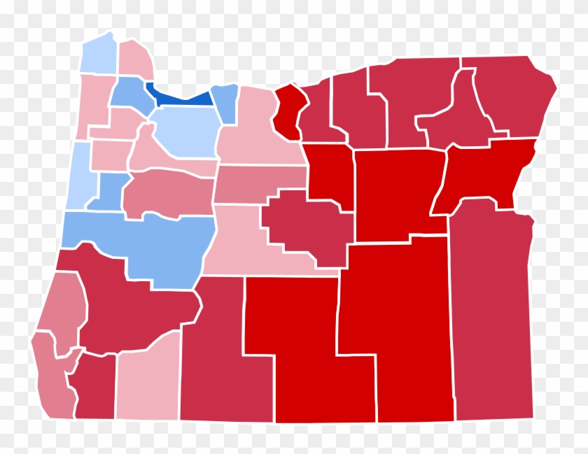 County Results - Oregon Presidential Election 2016 #898628