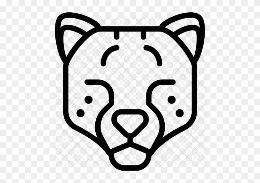 Cheetah Icon - Cheetah Icon #898686