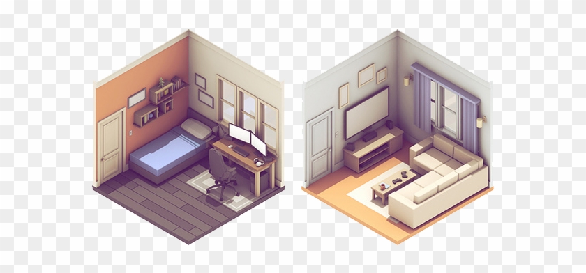 Isometric Projection 3d Computer Graphics Illustration - 3d Isometric #899044