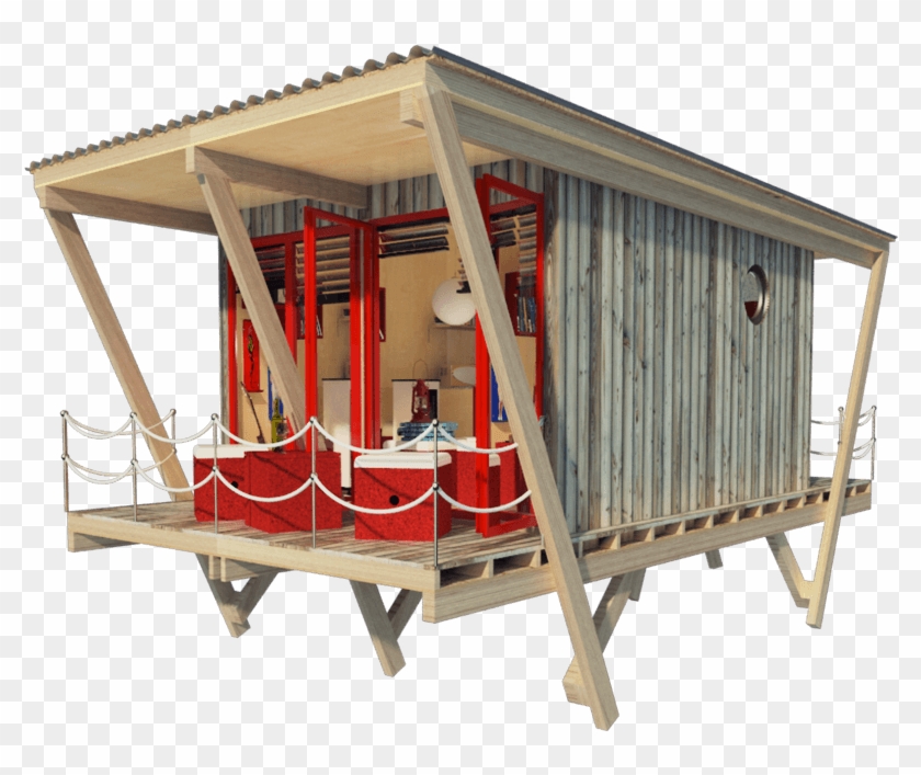 Tiny House On Columns - Beach House Elevated Plans #899060
