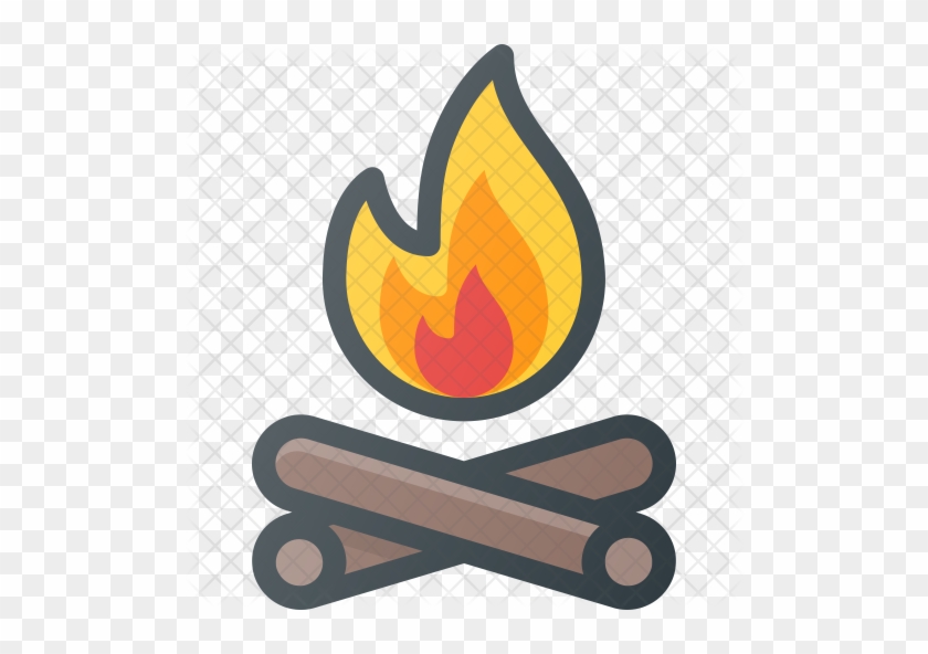Pin Log Fire Clipart - Log Fire Icon #899251