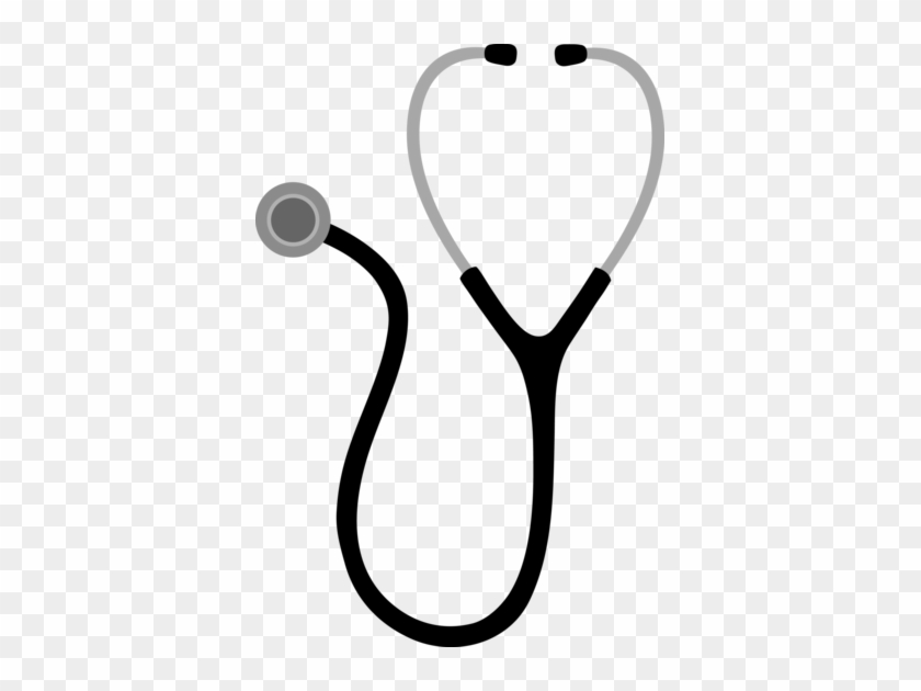 Black And Silver Stethoscope - Stethoscope Cartoon #900597