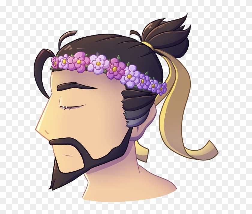 Hanzo Flower Crown By Potionlily - Illustration #900658