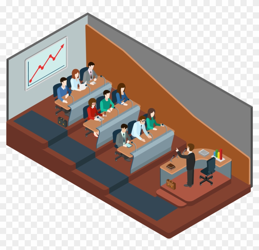 Waveblok Sw Iso-01 - Class Room 3d Vector #900683