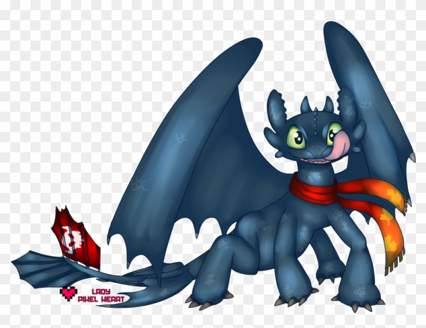 Toothless Wallpaper Graphic Commission By Ladypixelheart - Cartoon #901119