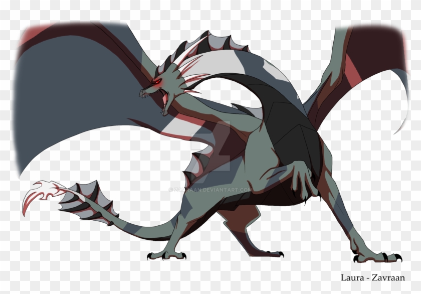 Akula As A Dragon By Zavraan - Illustration #901297