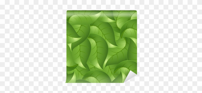 Seamless Background From Leaves, A Vector Illustration - Vector Graphics #901692