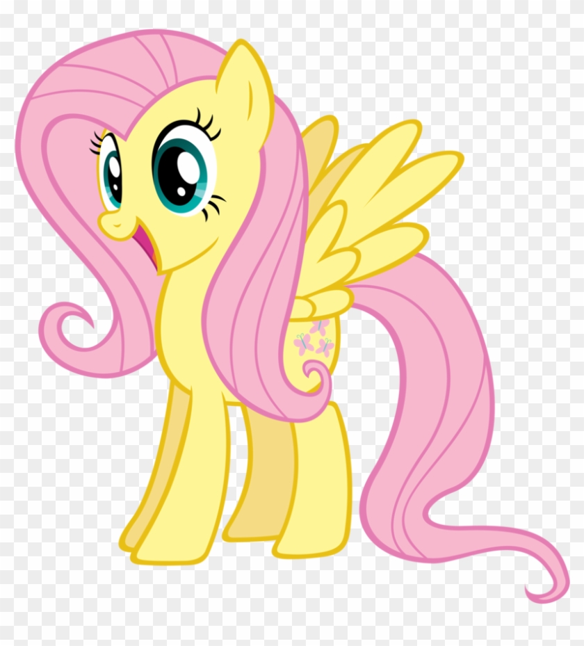 Excited Fluttershy Psd - My Little Pony Png Fluttershy #902407