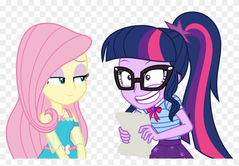 Sketchmcreations, Equestria Girls, Faic, Fluttershy, - Eqg Sci Twi Forgotten Friendship #902486