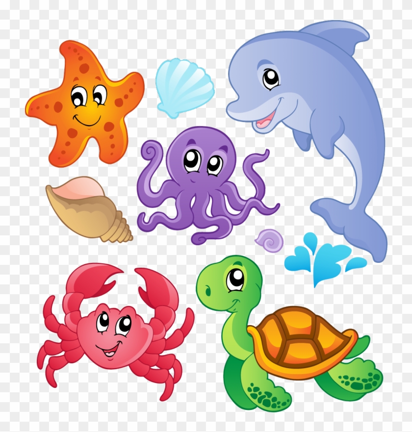 Pegatinas Animales Marinos - Cartoon Under The Sea Creatures #902695