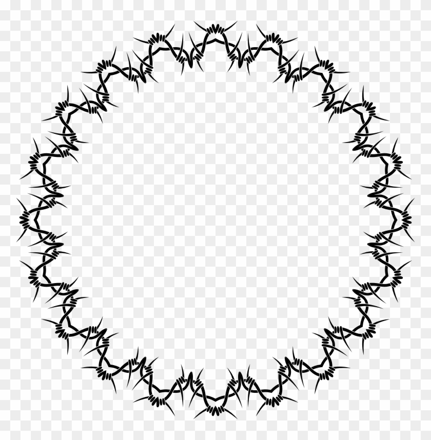 Medium Image - Svg Barbed Wire #902748