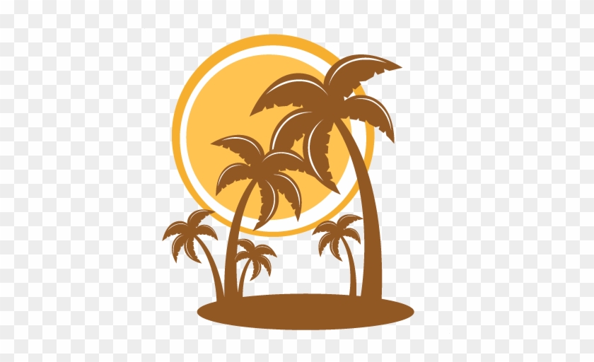 Palm Tree Clipart Svg - Palm Trees Free Svg #904217