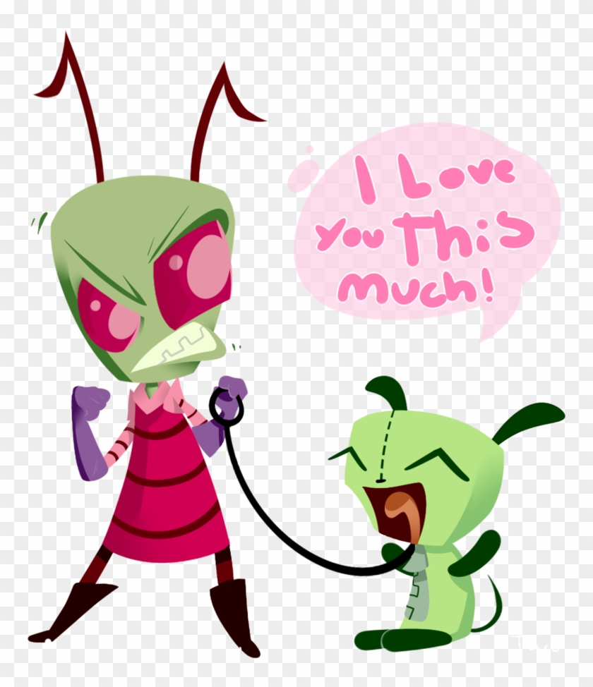 {fanart} Invader Zim- I Love You By Tacotron2000 - Invader Zim Zim Fanart #904681