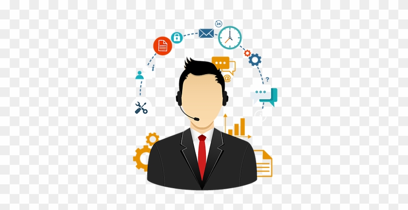 Business Clipart Marketing - Dedicated Support Icon #905292