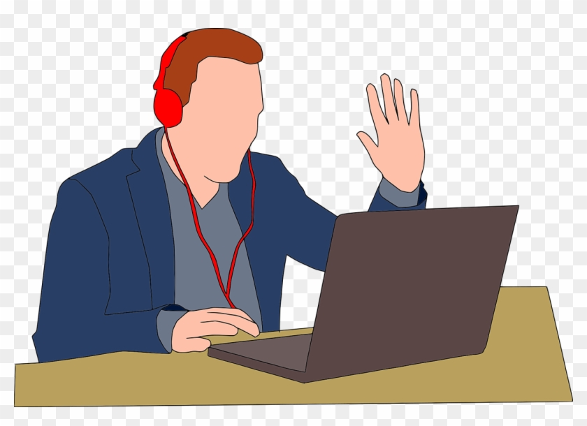 Video Conference, E-learning, Business, Headset - Sitting #905362