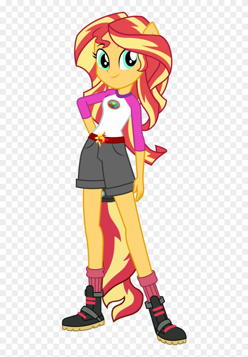 Camper Sunset Ponied Up - Sunset Shimmer Ponied Up #905508