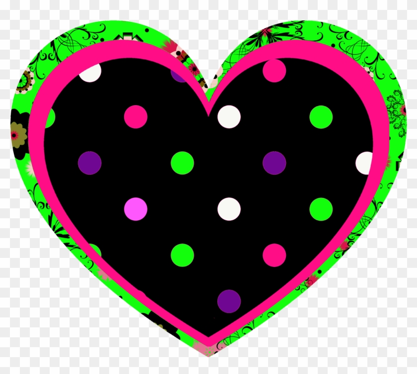 On This One, I Filled The Outside Brush With Lime Color - Heart #905773