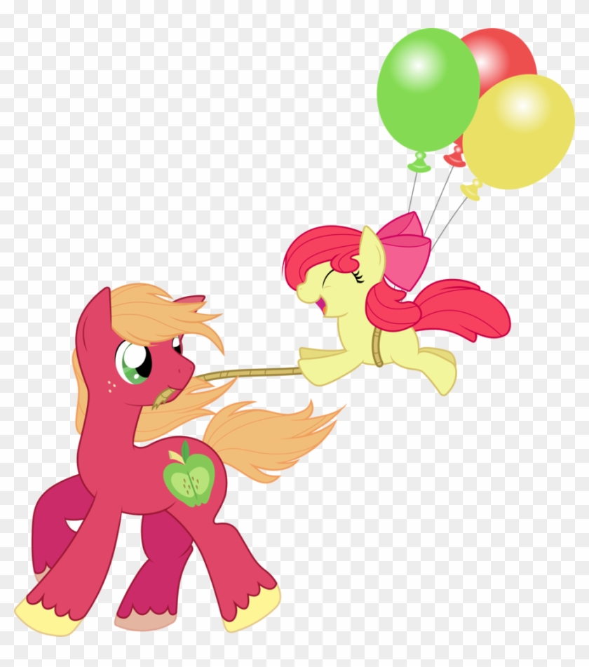 Big Mac And Applebloom Playing - Apple Bloom #905853