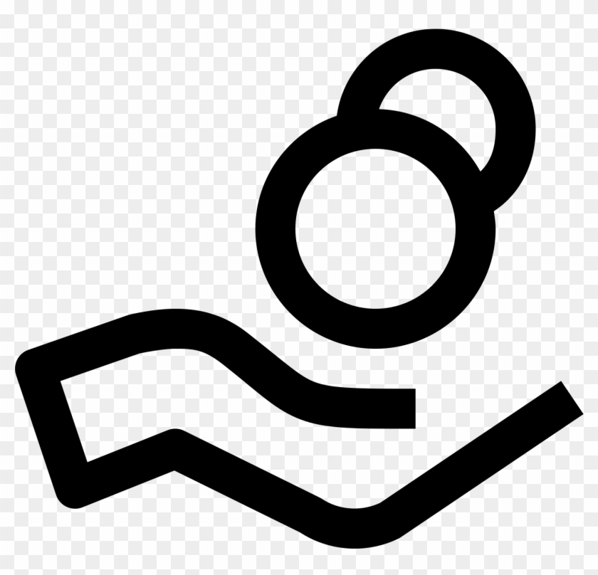 Computer Icons Donation Money Cash Register Clip Art - Bottom Hand Icon #905989