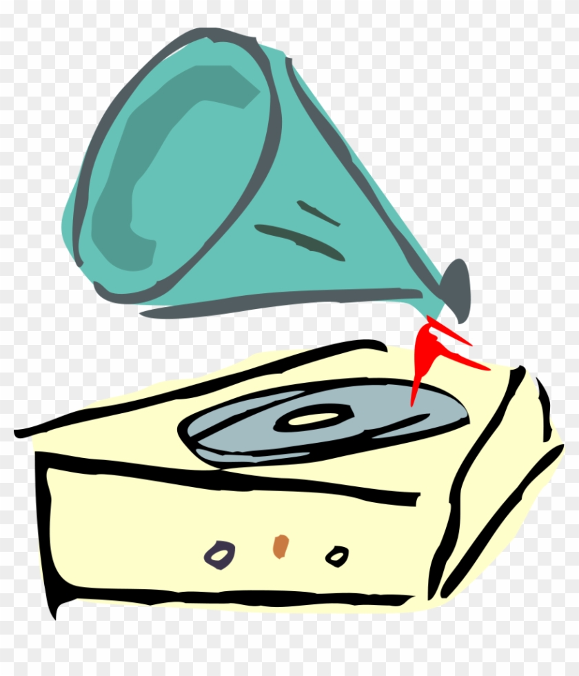 45 Rpm Record Clipart, Vector Clip Art Online, Royalty - Vinyl Record Player Clipart #18070