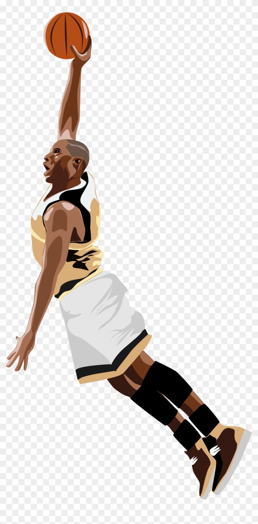 Basketball Slamdunk Clip Art - Slam Dunk Png #18186