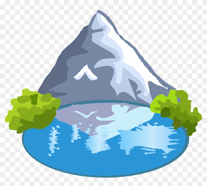 Mountain Clipart Public Domain - Lake Clipart Png #18621