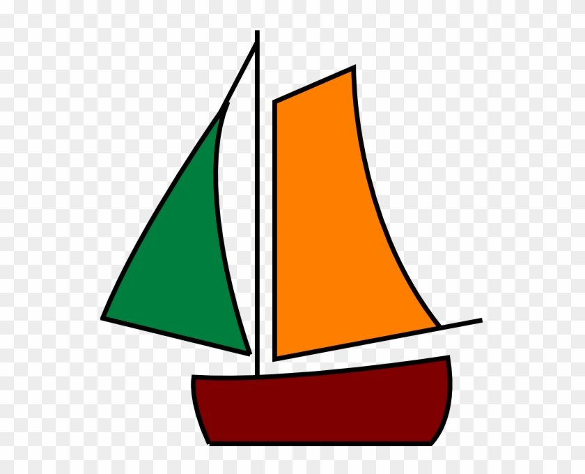Sailing Boat White Clip Art - Sail #18633