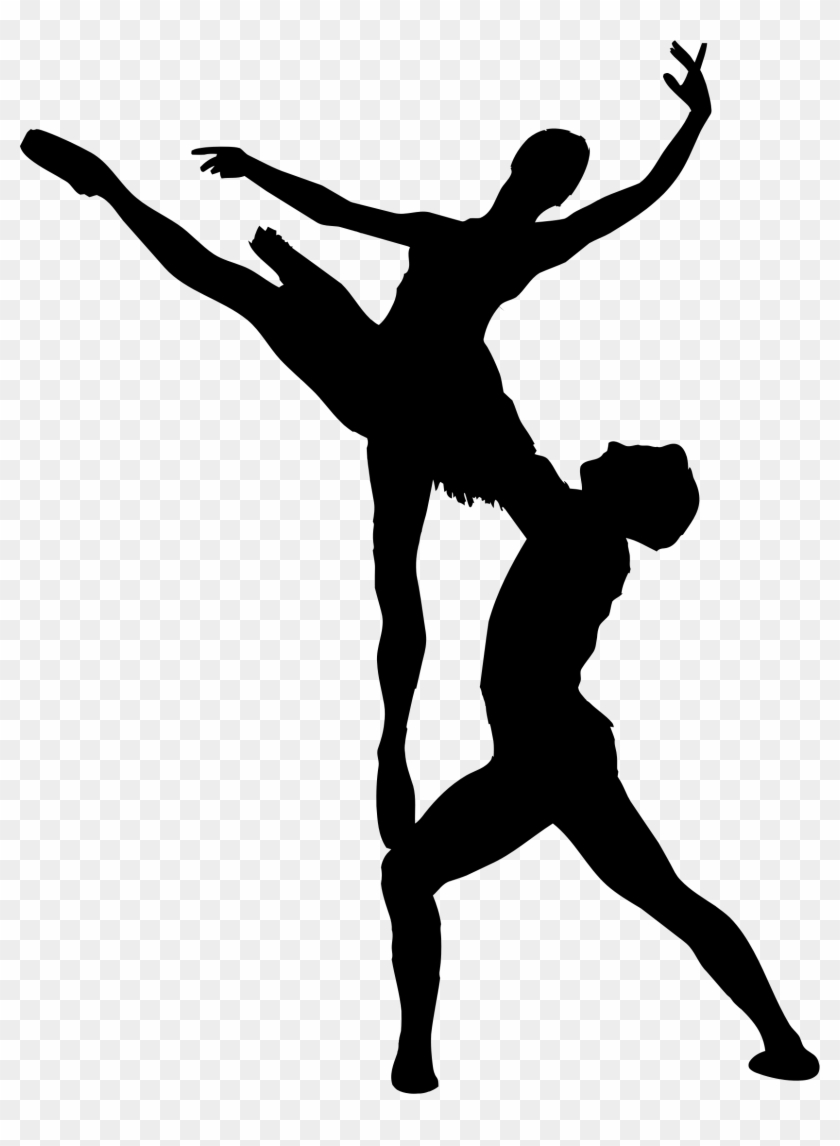 Clipart - Ballet Silhouette Png #18637
