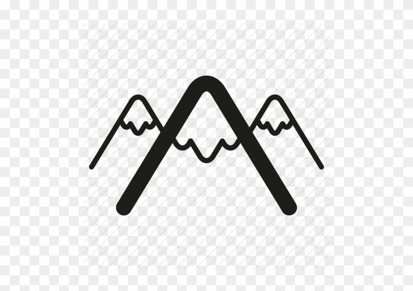 Peak Clipart Mountain Outline Pencil And In Color Peak - Mountains Icon Transparent #18667