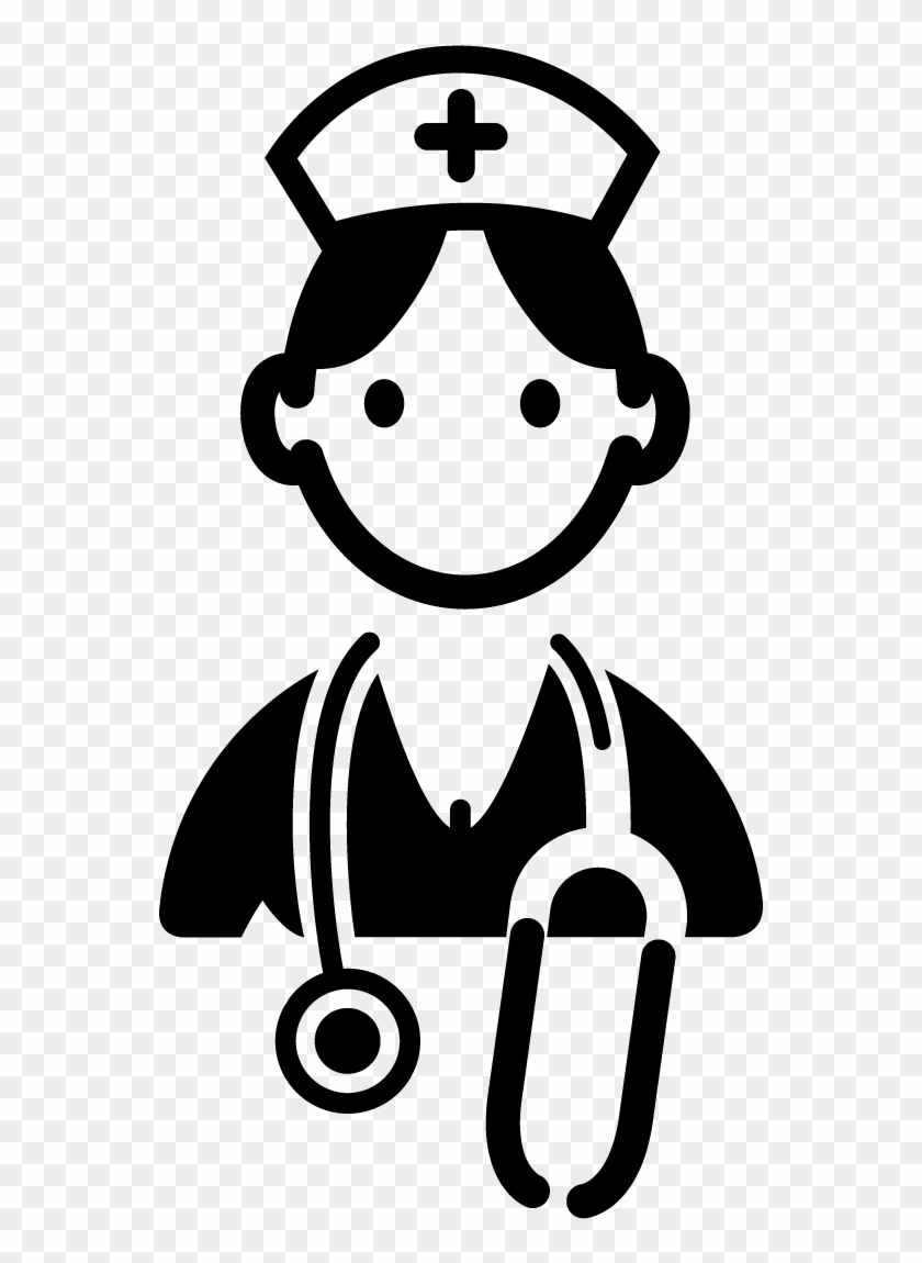 Nurse Clipart Black And White - Doctor Clipart Black And White #18726