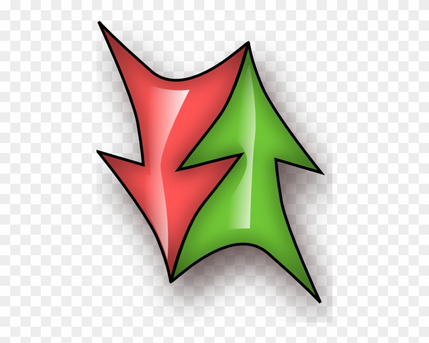 Free Vector Up And Down Double Arrow Clip Art - Animated Up And Down Arrows #19360