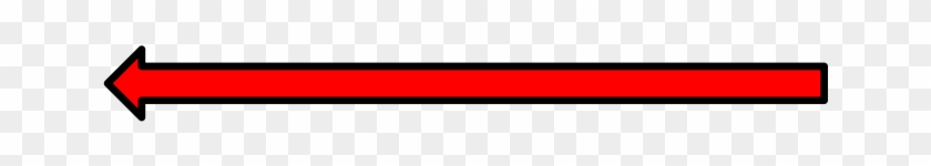 Red Arrow Pointing Left - Carmine #19517