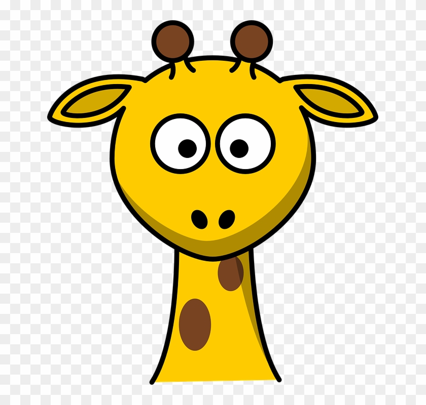 Cartoon Giraffe Face - Cartoon Giraffe Face #19518
