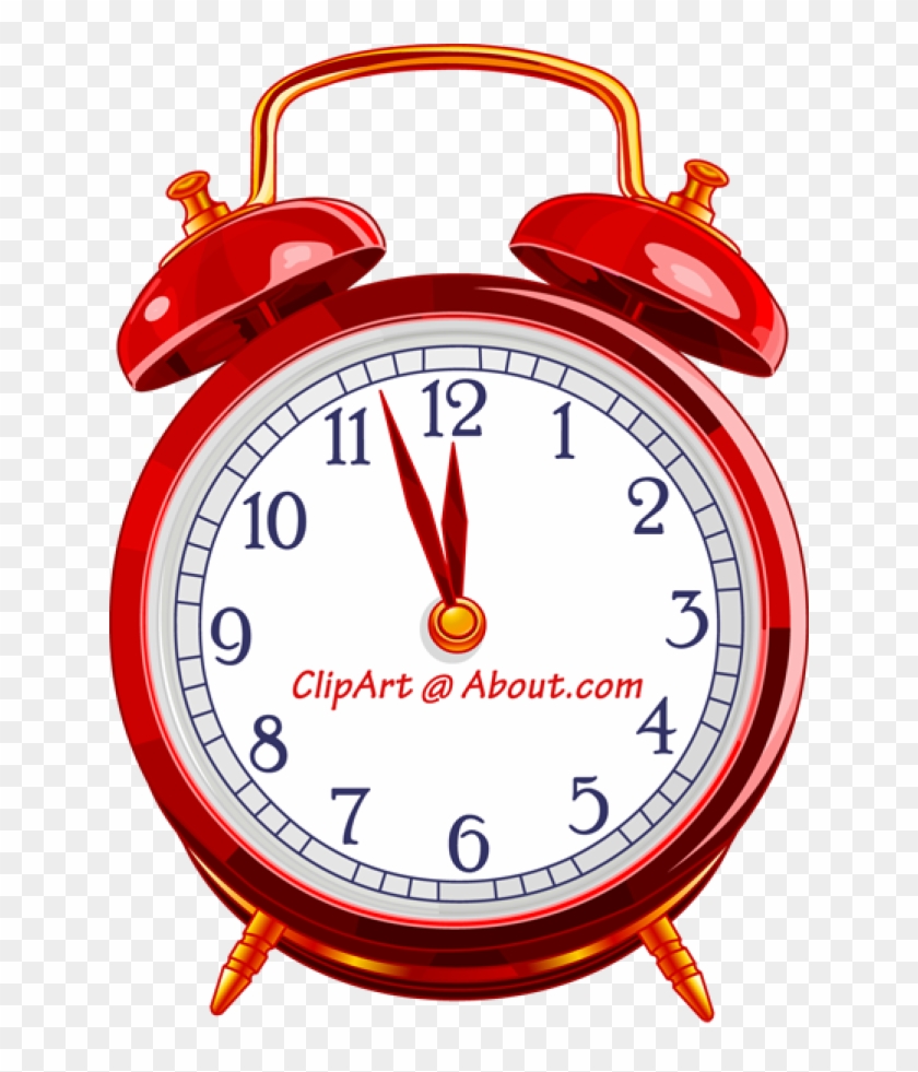 Retro Alarm Clock Clip Art Ytp5ja Clipart - Uniware Wall Clock, 10 X 10 X 1.7 Inch, Small (white) #19747