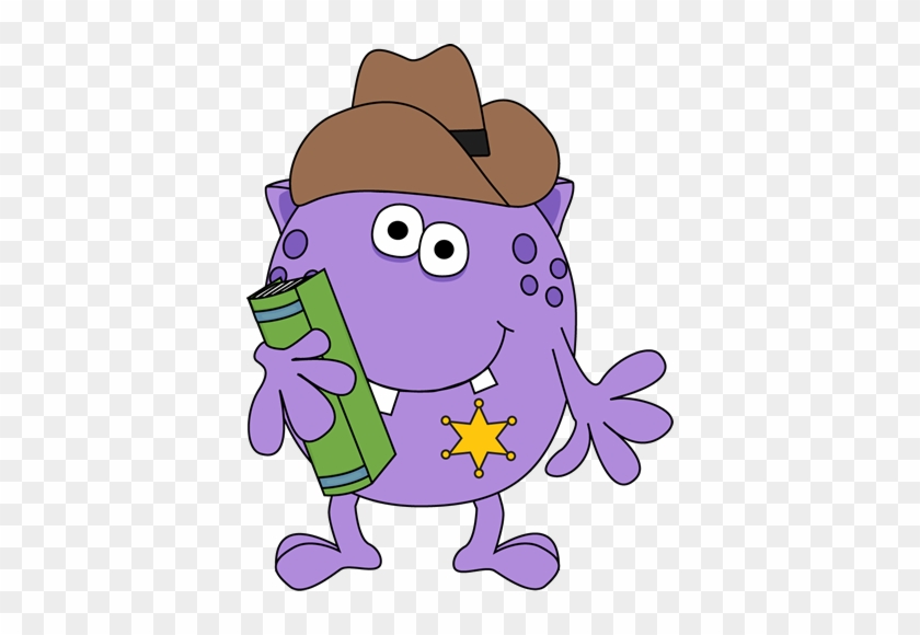 Monster Sheriff With A Book - Monsters Parts Of The Body #19819