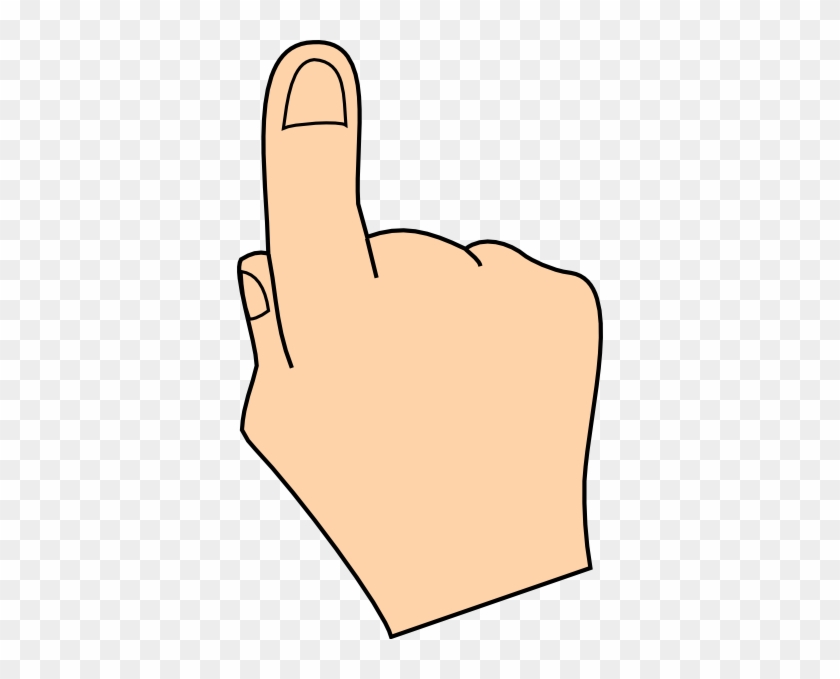 Finger Clip Art At Clker - Pointing Hand Clip Art #20170