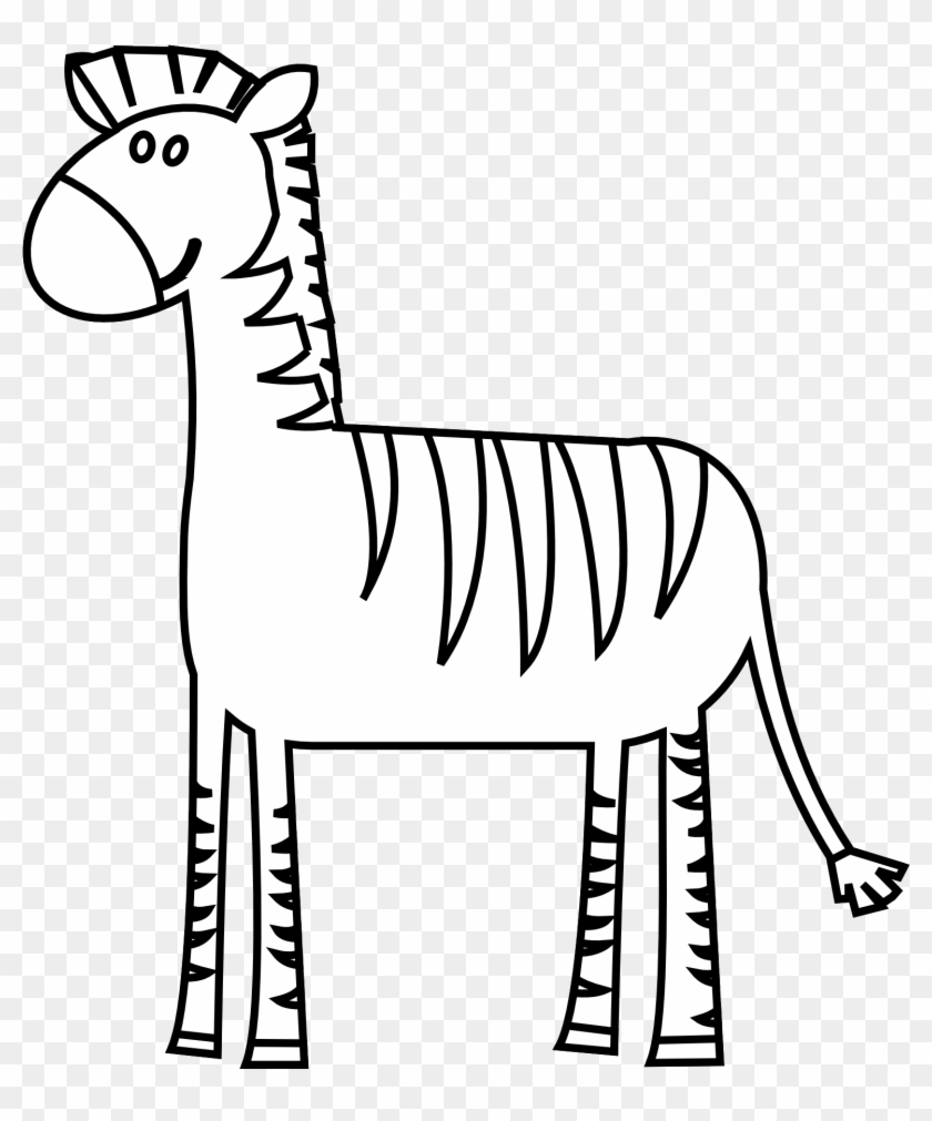 Zebra Clip Art - Zebra Black And White Clipart #20365