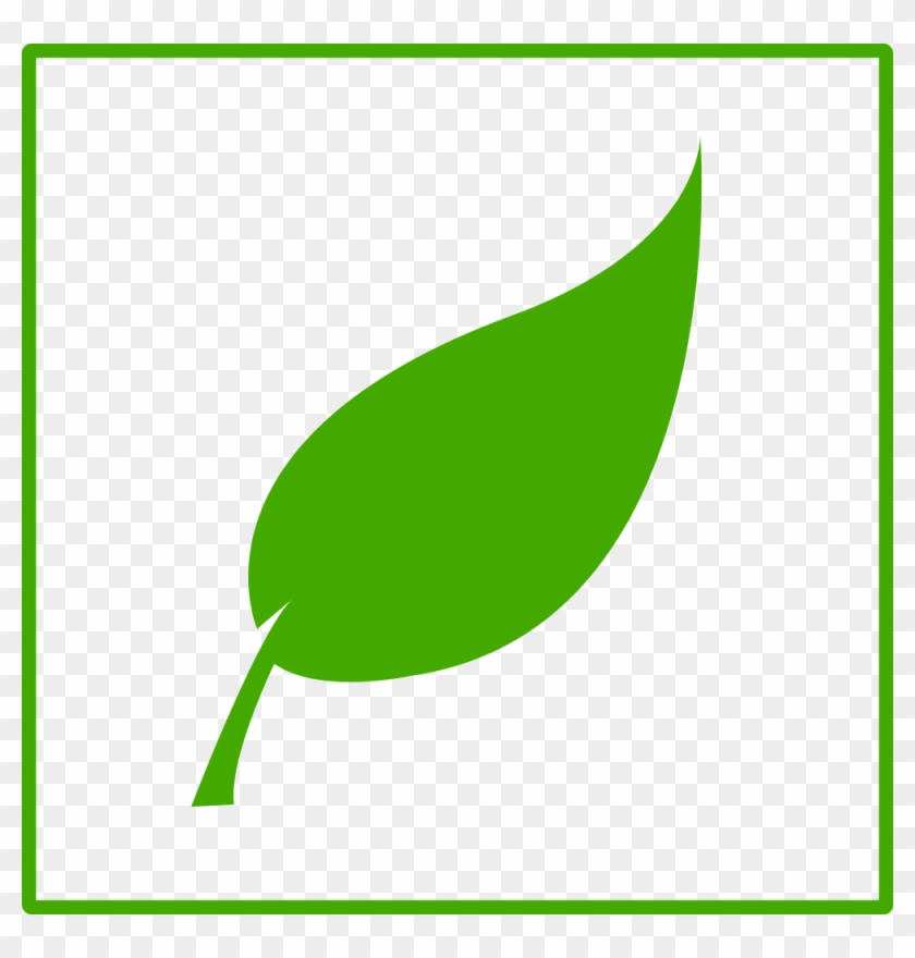 Free Eco Green Leaf Icon - Mint Leaf Clip Art #20548